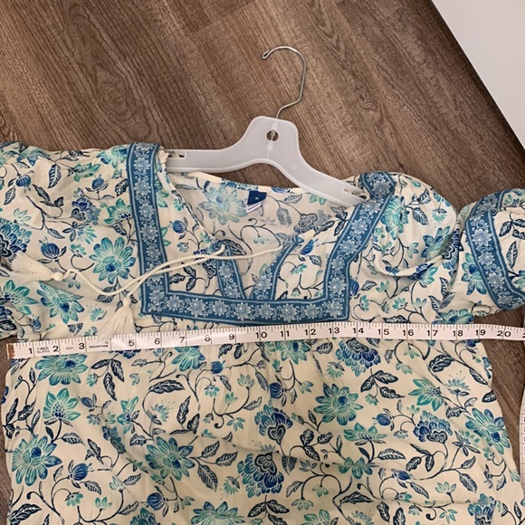 Blue Boho Dress - Picture 3 of 6